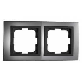 Рамка на 2 поста Mono Electric Chrome 106-420000-161