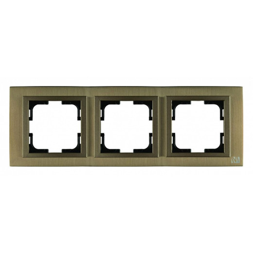 Рамка на 3 поста Mono Electric Chrome 106-430000-162