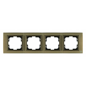 Рамка на 4 поста Mono Electric Chrome 106-430000-163