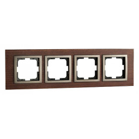 Рамка на 4 поста Mono Electric Style 107-510000-163