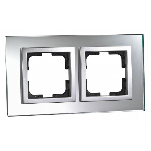 Рамка на 2 поста Mono Electric Style Glass 107-700000-161