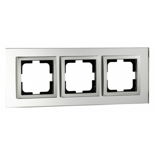Рамка на 3 поста Mono Electric Style Glass 107-700000-162