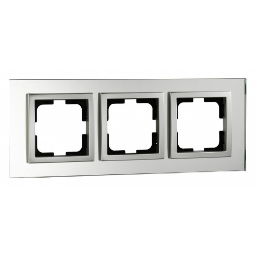 Рамка на 3 поста Mono Electric Style Glass 107-700000-162