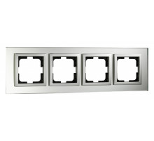 Рамка на 4 поста Mono Electric Style Glass 107-700000-163