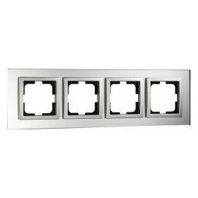Рамка на 4 поста Mono Electric Style Glass 107-700000-163