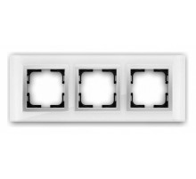 Рамка на 3 поста Mono Electric Style Glass 107-710000-162