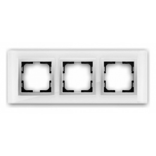 Рамка на 3 поста Mono Electric Style Glass 107-710000-162