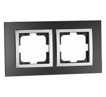 Рамка на 2 поста Mono Electric Style Glass 107-720000-161