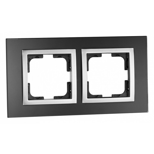 Рамка на 2 поста Mono Electric Style Glass 107-720000-161