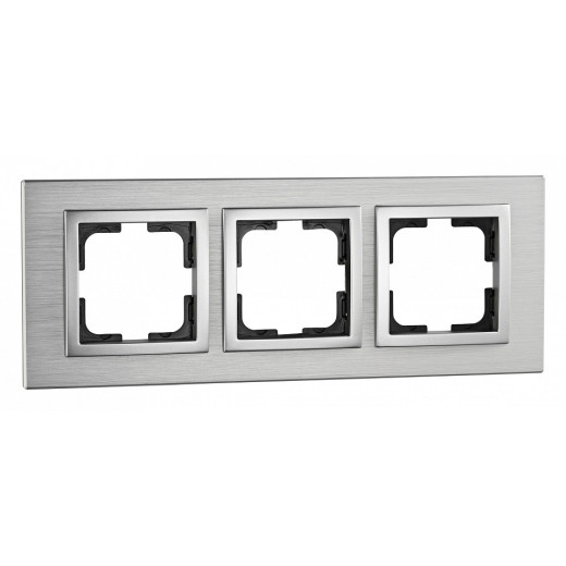 Рамка на 3 поста Mono Electric Style Aluminium 107-800000-162