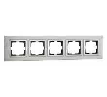 Рамка на 5 постов Mono Electric Style Aluminium 107-800000-164