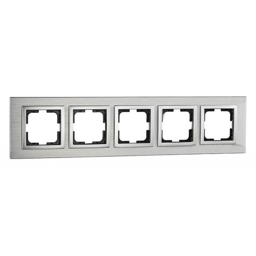 Рамка на 5 постов Mono Electric Style Aluminium 107-800000-164