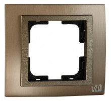 Рамка на 1 пост Mono Electric Style Aluminium 107-810000-160