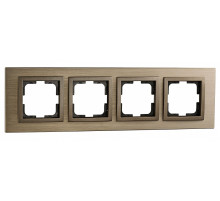 Рамка на 4 поста Mono Electric Style Aluminium 107-810000-163