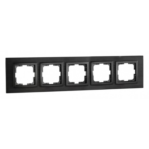 Рамка на 5 постов Mono Electric Style Aluminium 107-820000-164