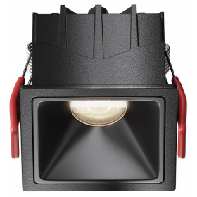 Встраиваемый светильник Maytoni Alfa LED DL043-01-10W4K-SQ-B-1