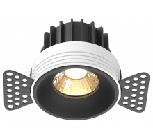 Встраиваемый светильник Maytoni Round DL058-12W2.7K-TRS-B