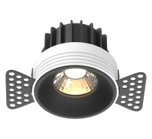 Встраиваемый светильник Maytoni Round DL058-12W3K-TRS-B