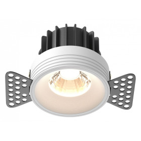 Встраиваемый светильник Maytoni Round DL058-12W3K-TRS-W