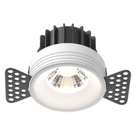 Встраиваемый светильник Maytoni Round DL058-12W4K-TRS-W