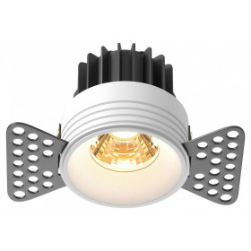 Встраиваемый светильник Maytoni Round DL058-7W2.7K-TRS-W