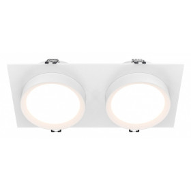 Встраиваемый светильник Maytoni Hoop DL086-02-GX53-SQ-W