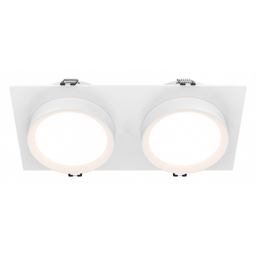 Встраиваемый светильник Maytoni Hoop DL086-02-GX53-SQ-W