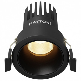 Встраиваемый светильник Maytoni Dip DL115-10W-2.7K-B