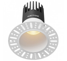 Встраиваемый светильник Maytoni Dip DL120-10W-2.7K-TRS-W
