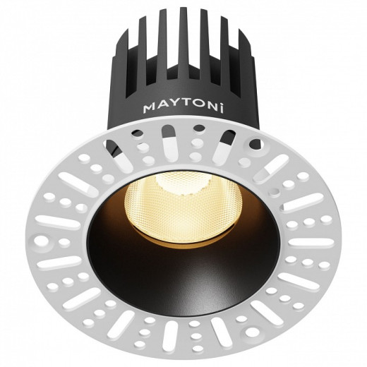 Встраиваемый светильник Maytoni Dip DL121-15W-2.7K-TRS-B
