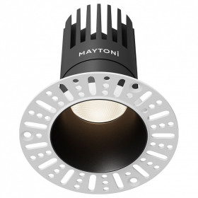 Встраиваемый светильник Maytoni Dip DL122-15W-4K-TRS-B