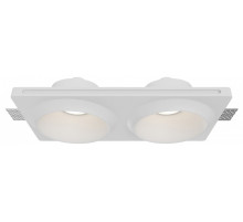 Встраиваемый светильник Maytoni Gyps Modern DL124-GU10-02-TRS-W