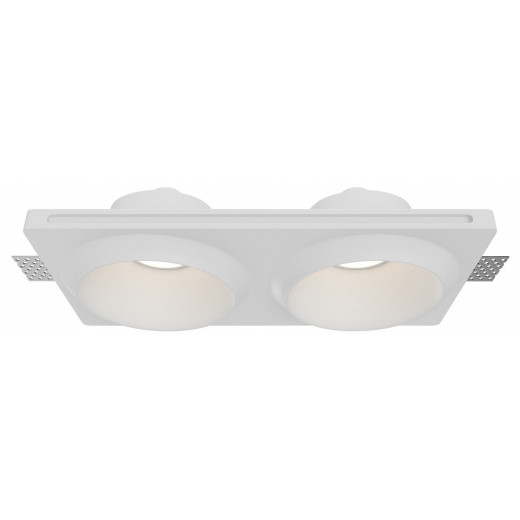 Встраиваемый светильник Maytoni Gyps Modern DL124-GU10-02-TRS-W