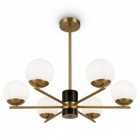 Люстра на штанге Freya Marble FR5230PL-06BS