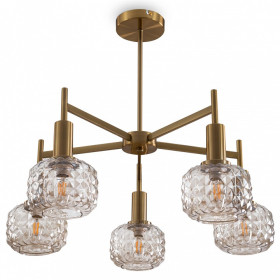 Люстра на штанге Freya Fero FR5366CL-05BS