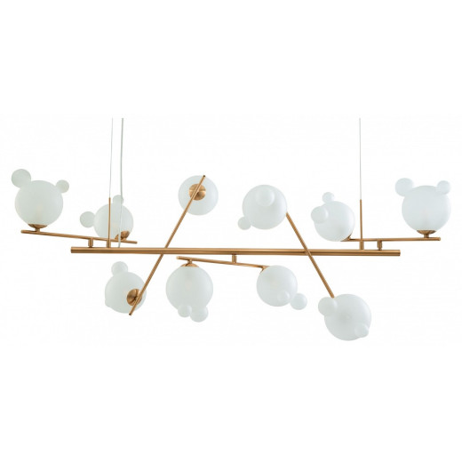 Подвесная люстра Freya Flaty FR5374PL-10BS