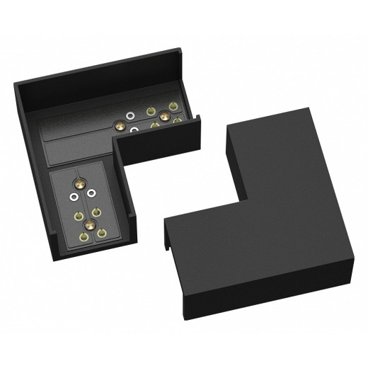 Соединитель угловой L-образный для треков Maytoni Elasity TRA160CL-11B