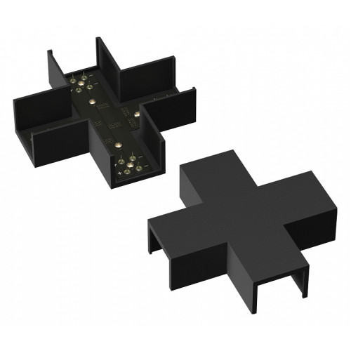 Соединитель X-образный для треков Maytoni Elasity TRA160CX-11B