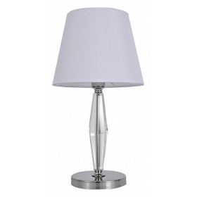 Настольная лампа декоративная Newport 11600 11601/T nickel без абажура