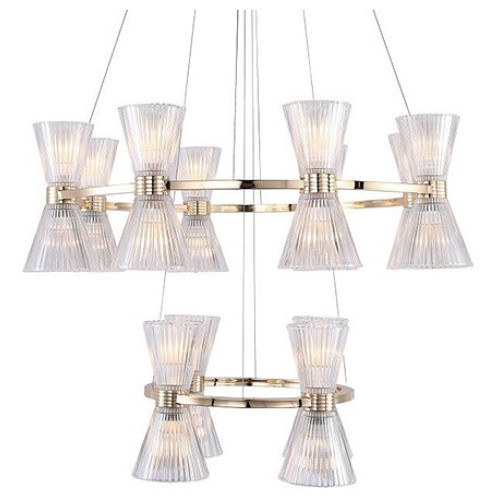 Подвесная люстра Newport 3610 3616/S gold new