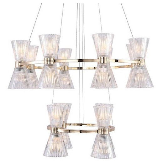 Подвесная люстра Newport 3610 3618/S gold new