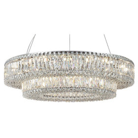 Подвесная люстра Newport 8450 8450+28/S chrome