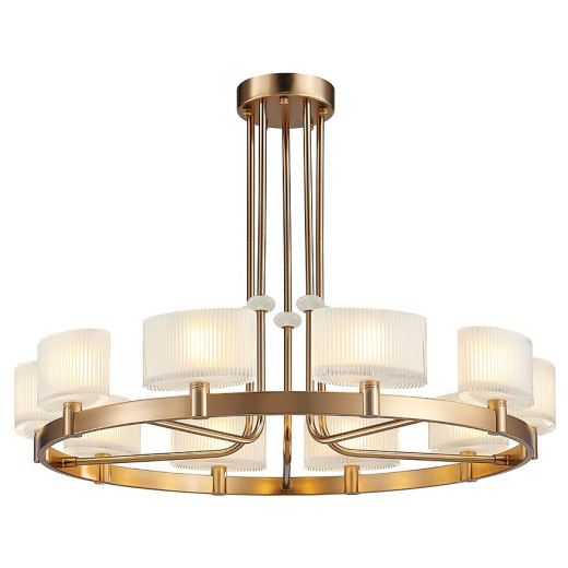 Люстра на штанге Newport 4330 4338+2/C new gold