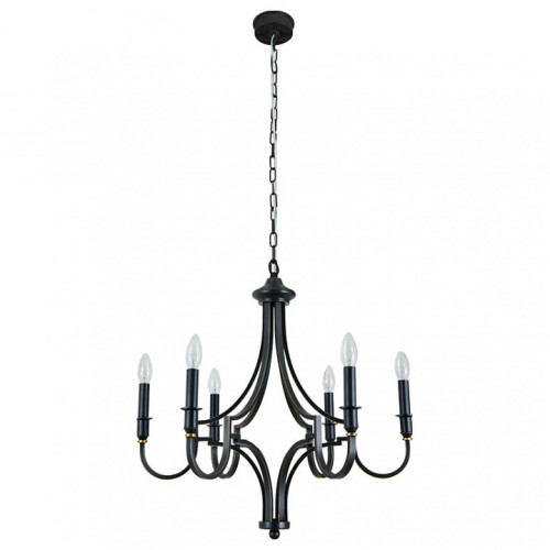 Подвесная люстра Newport DANIELA 3456/С black+gold