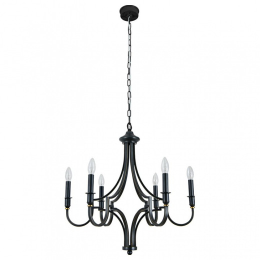 Подвесная люстра Newport DANIELA 3456/С black+gold