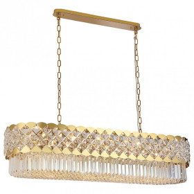 Подвесная люстра Newport ASHLEY 8300/120 oval gold polished