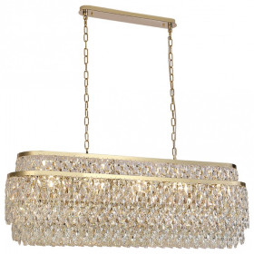 Подвесная люстра Newport TIFFANY 8530/120 C oval gold polished