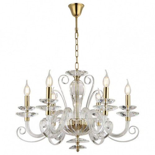 Подвесная люстра Newport ANNABELLE 8576/C gold polished