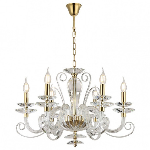 Подвесная люстра Newport ANNABELLE 8576/C gold polished