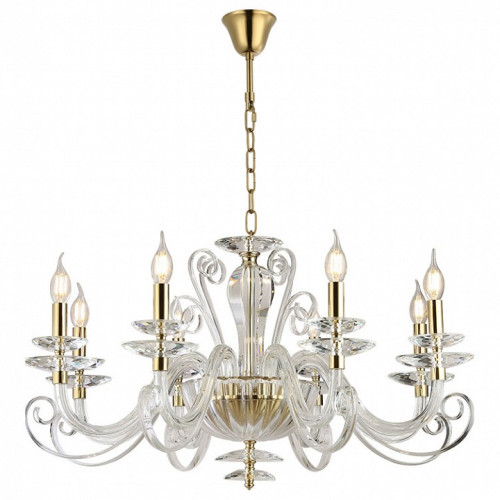 Подвесная люстра Newport ANNABELLE 8578/C gold polished